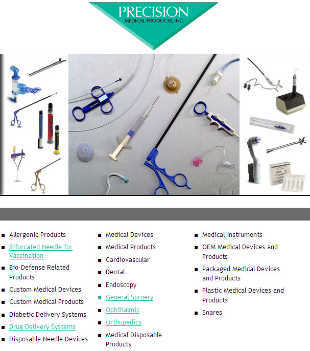 Precision Medical Products Denver, Pennsylvania, PA 17517