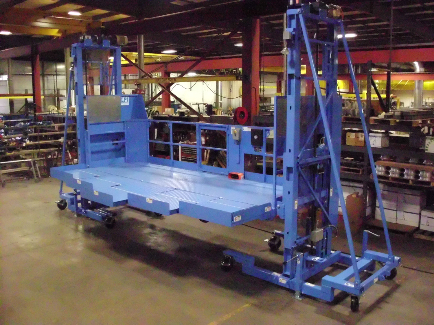 Dual Mast Custom Work Platform