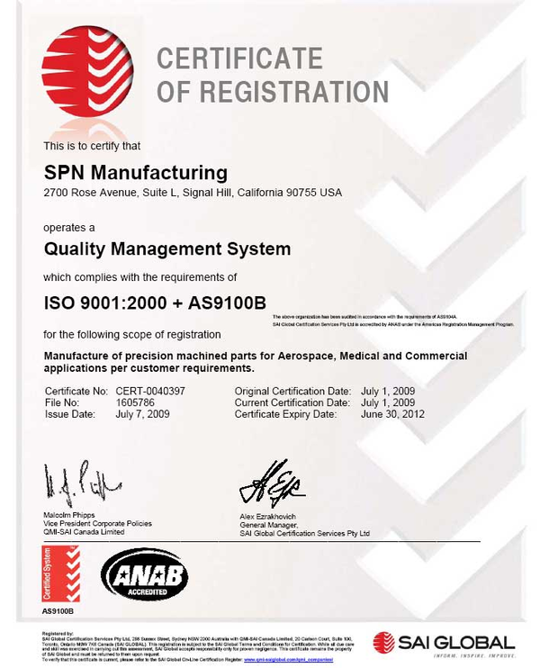 AS9100B Certification Definition What is AS9100B? Find AS9100B
