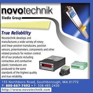 Novotechnik U.S., Inc., Southborough, MA