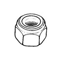 T5 Nut - Self-Locking,Hexagon - Low Height Non-Metallic Insert , 250°F