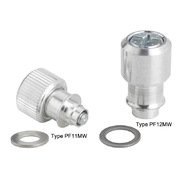 Large knob, spring-loaded –Types PF11MW and PF12MW Metric only