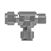 Tube fitting male run tee