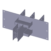 Panel Flange - Al_Cu IEC