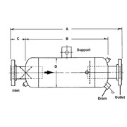 ISH/D/U 6-12 6 Inch (in) Inlet (I) Straight Thru Inline Entrainment ...