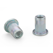 Flat head, knurled, round body – Type AEFK