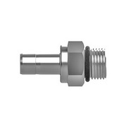 Tube fitting straight thread adapter