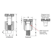 Captive panel screw-Screw head, spring-loaded 2