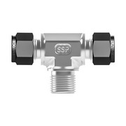 Tube fitting male branch tee.