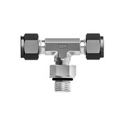 Tube fitting straight thread maile branch tee