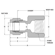 Tube fitting female connector