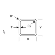 Aluminum Tubes with Round Corners from BRT Extrusions Inc.