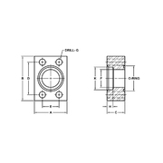 SAE J518 / ISO 6162, O-Ring, SW-Tube, In-Line Flanges from Main Mfg ...