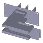 Edgewise Elbow Flange - Cu - UAE