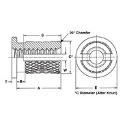 Press-in Threaded Inserts, Flange-Head 2
