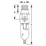 B741I Miniature Integral Filter/Regulator with Instrument pressure (3 ...