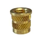 Heat-Staking-Insert--Flanged--Straight-Wall--Thru-Threaded
