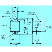 Dimensional Drawing for Specials - Rectangular Can with a Flange & Cover