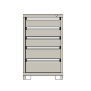 M1 232940ft Md05al Borroughs 25 Compartments 23 Inch In Width Preconfigured Modular Drawer Storage Cabinet From Specialized Storage Solutions