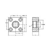 JIS B 2291 210k, O-Ring, SAE (ORB), In-Line Flanges From Main Mfg. Products