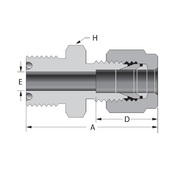 DK-LOK® DOB Series Tube Fitting Connector