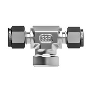 Tube fitting female branck teel