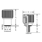 Large knob, spring-loaded – Types PF11M and PF12M 2