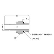 SAE Straight Thread Male Adapter - Duolok