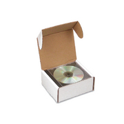 141-010W White Corrugated Compact Disc (CD) and Digital Versatile Disc ...