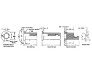 Countersunk Head Threaded Insert - Metric 2