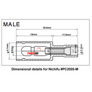 Pc05 M Nichifu Bullet Connector From Twittlebit Com