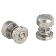Low profile knob, spring-loaded - PF30, PF31, PF32 Metric only