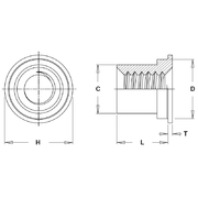 microPEM® Flaring Standoffs - Type MSOFS™ 2