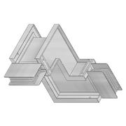 Edge Right Flatwise Up Al IEC