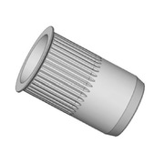 Countersunk head, knurled, round body - Type AECK