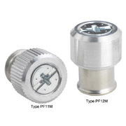 Large knob, spring-loaded –Types PF11M and PF12M Metric only