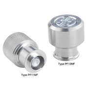 Large knob, spring-loaded –Types PF11MF and PF12MF Metric only