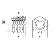 Ochoos NFPC-832 Press-in Threaded Inserts PEM Standard in Stock Ochoos NFPC-832 Press-in Threaded Inserts PEM Standard in Stock