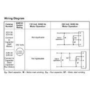 2VR Series Switches for 230 Voltage (VAC) Dual Voltage ... capacitor start run motor wiring diagram website of 