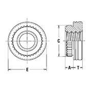 KF2-M2.5-ET Broaching Nuts - Types KF2, KFS2 - Metric From Zygology