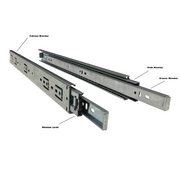 750mm 30zn 30 Inch In Guide Rail Length Linear Drawer Slide From