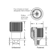 Large knob, spring-loaded – Types PF11MF and PF12MF 2