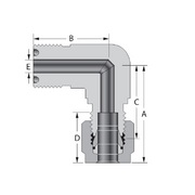 DK-LOK® Tube Fitting Elbow