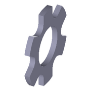 External Tooth Lock Washer, Metric