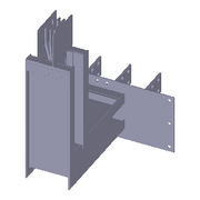 Flatwise Elbow Flange - Al_Cu IEC