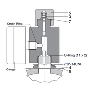 Permanent Gauging Block from HYDAC Technology Corporation