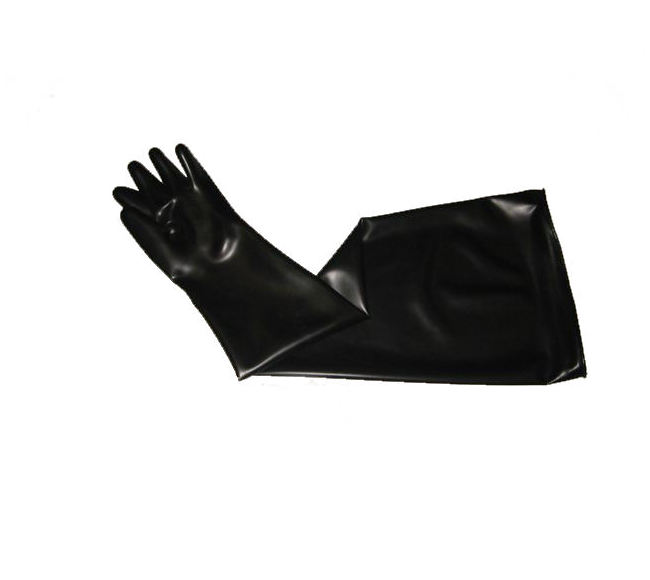 3 North Shoulder Length 32" 15 MIL Chemical oil alkali Resistant Drybox Glove 