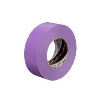 3M 200 Utility Purpose Paper Tape - 4 in x 180 ft Crepe Paper Masking Tape Roll Bonding Tapes, Natural