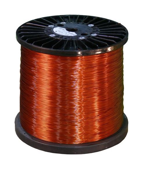 Copper Magnetic Wire Spool AWG 47 Single Poly Insulation USA Made 5oz approx wgt 