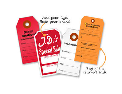 Price Tags with String Attached Labeling: White Marking Tag Small Paper  Price Labels Clothing Hanging Stickers Blank Strung Label Hang Tags for